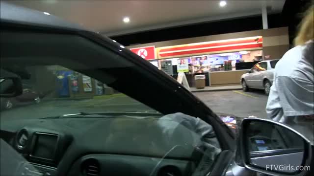 Cheeky Flash At A Servo