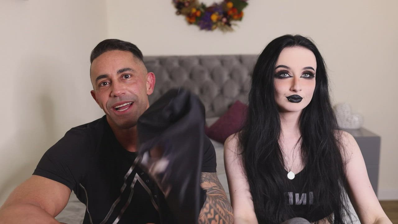 Consensual Goth Mask gif