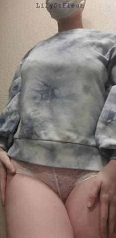 Amateur Boobs Clothed Grabbing Groping Jiggling Lingerie Mask Natural Natural Tits