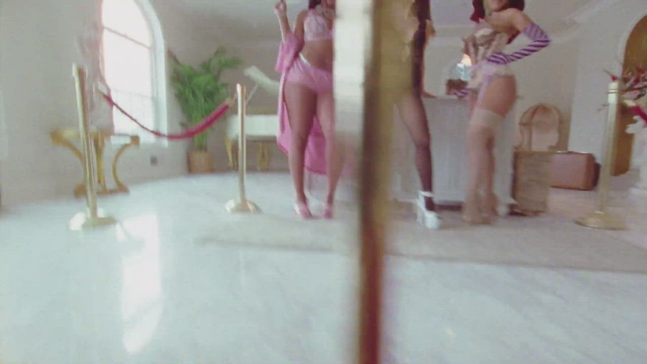 69 Ariana Grande Body High Heels Legs Nylon Pantyhose gif