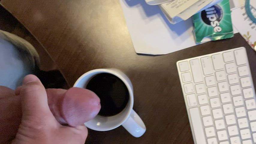 Cum Food Fetish Male Masturbation gif