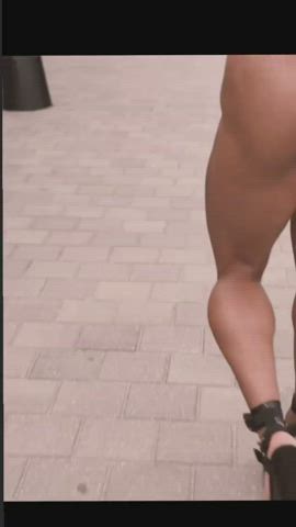 Bodybuilder Fake Boobs Kinky gif