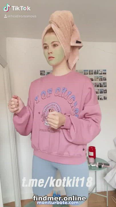 Ass Bathroom Canadian German Teen TikTok Tits USA gif