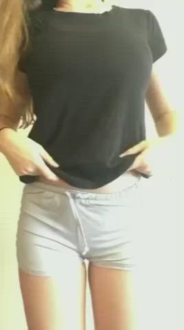 Big Tits Cute Solo gif