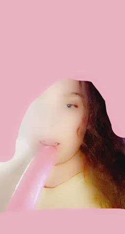 18 years old deepthroat sissy slut virgin face-fucking gif