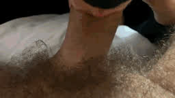 big dick blowjob close up deepthroat drooling pov gif