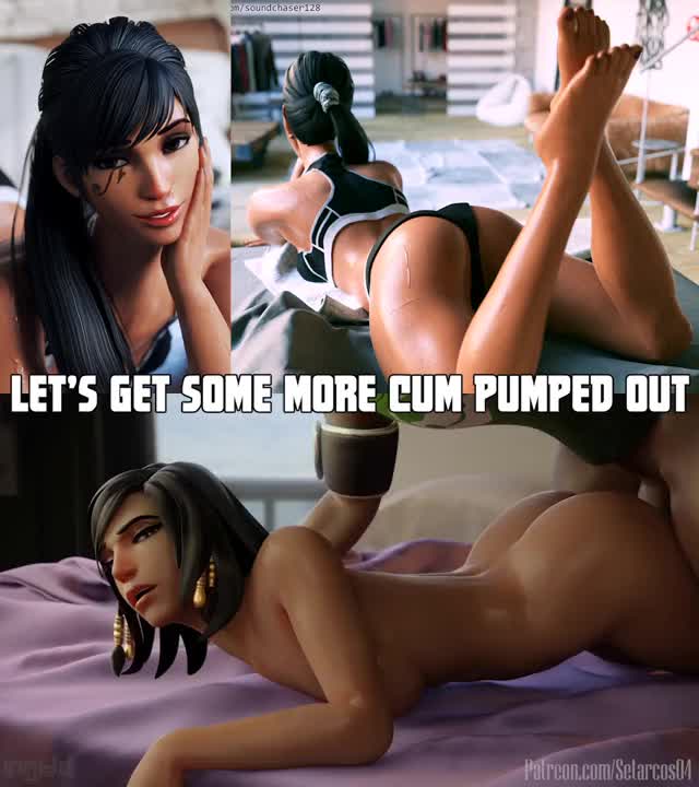 more cum pumped out (pharah)