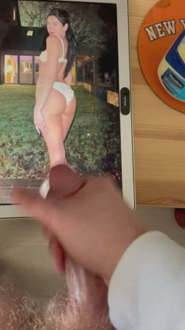 ass bwc bikini celebrity cock cum cumshot jerk off tribute gif