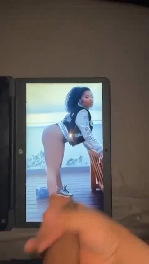 ass big tits cumshot nicki minaj gif