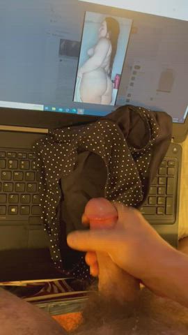 cumshot girlfriend tribute gif