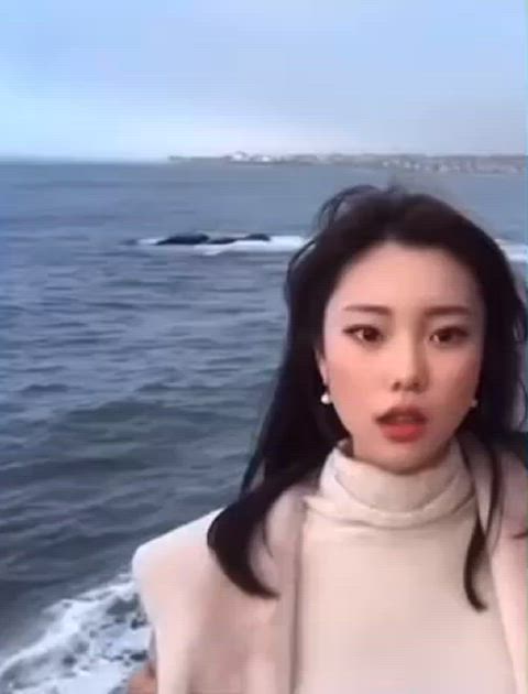 asian cute tits gif
