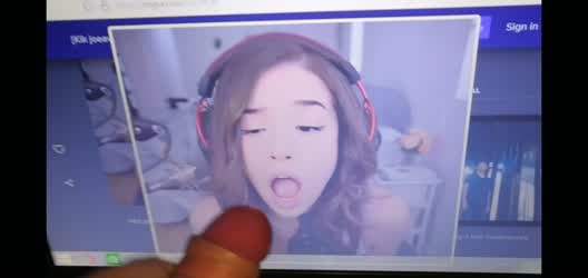 Pokimane cum tribute
