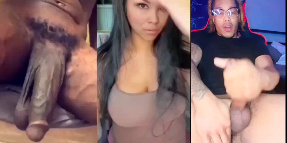 Bouncing boobs and big dicks. Which do you want more? 