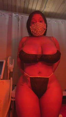 Ebony Huge Tits Thick gif