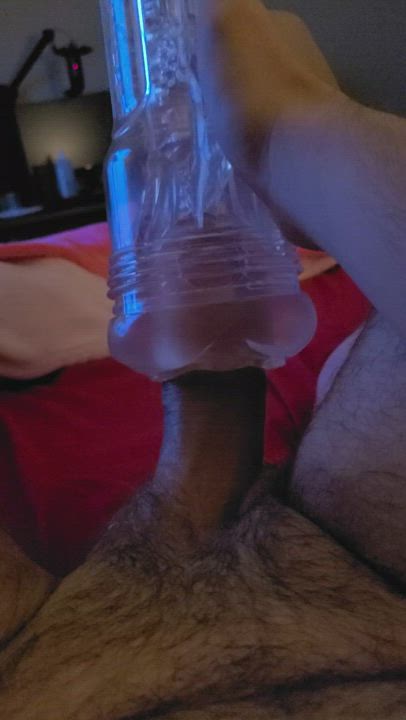 big dick fleshlight male masturbation gif