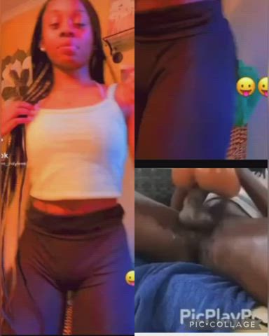 cumshot ebony lesbian gif