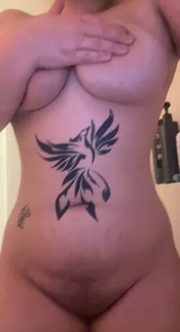 Naked titty drop