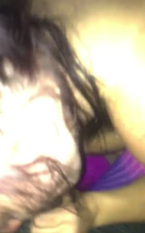Blowjob Latina Ponytail gif