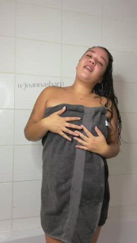 Just revealing what I’m hiding under my towel