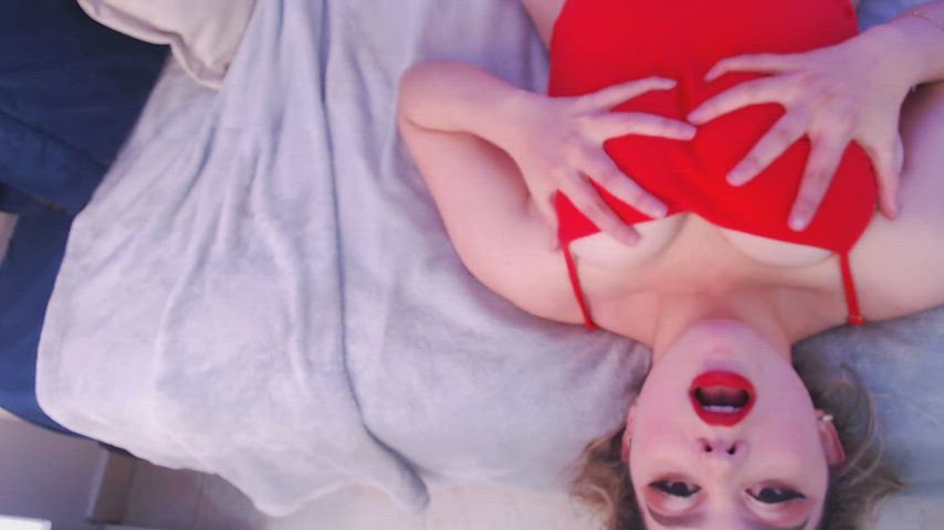 big tits blonde latina gif