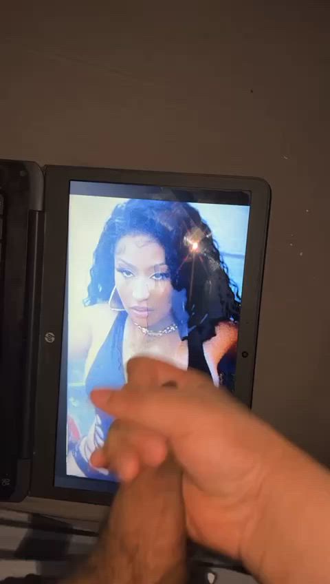 ass big tits cumshot nicki minaj gif