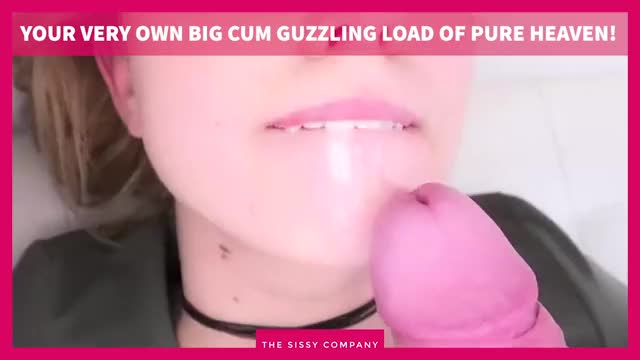 BIG CUM GUZZLING LOAD!