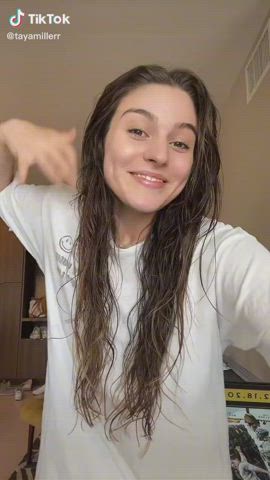cute tiktok tits gif