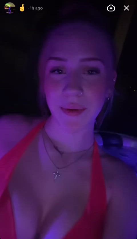 big tits bikini blonde boobs hot tub teen tits gif