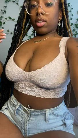 big tits ebony teen tits gif