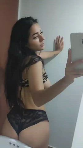 Do you mind if I massage your cock with my ass?