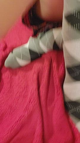 On my bed just sitting