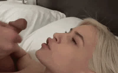 blonde facial sex gif