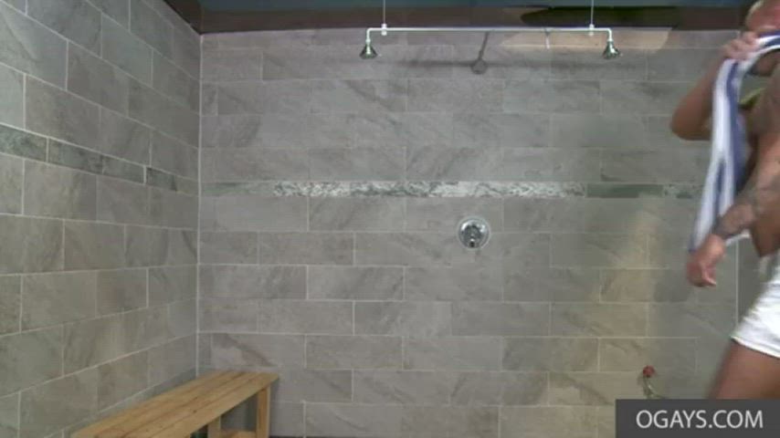 anal bareback blowjob gay rimming shower gif