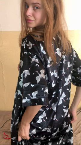 ass boobs booty strip striptease underwear tiny-tits gif