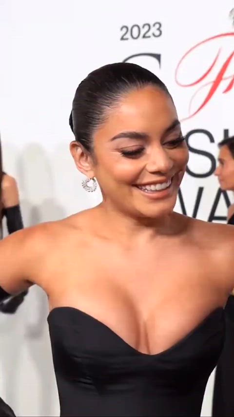 celebrity cleavage vanessa hudgens gif