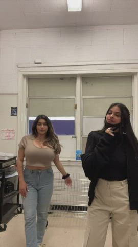 Busty Huge Tits Jiggling gif