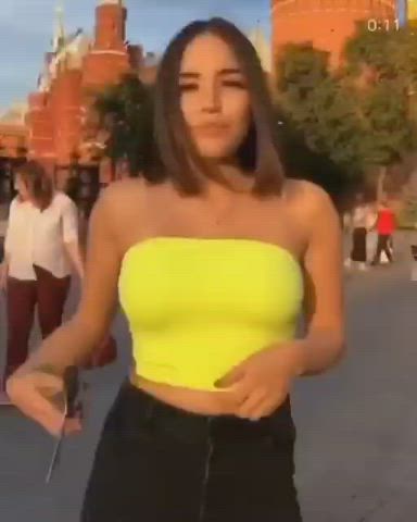 Amateur Boobs NSFW Public r/NSFWFunny gif