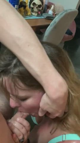 amateur big dick big tits blowjob gif