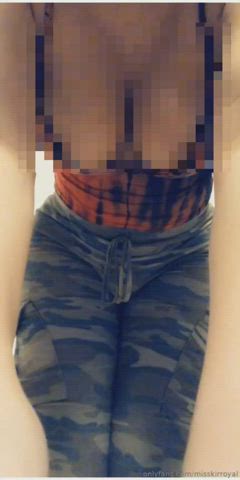 You don't even deserve to see her ass whilr it's covered