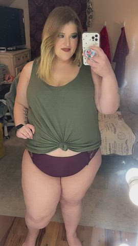 BBW Boobs Naked gif