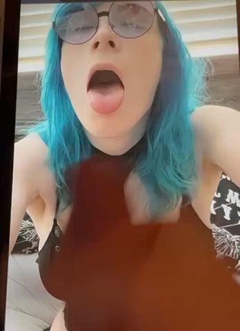 big dick cum masturbating tease trans tribbing tribute gif