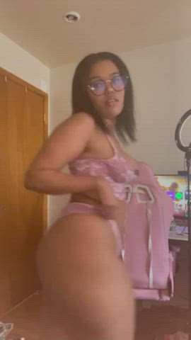 Ass Ebony Lingerie Porn GIF by bunnielaya
