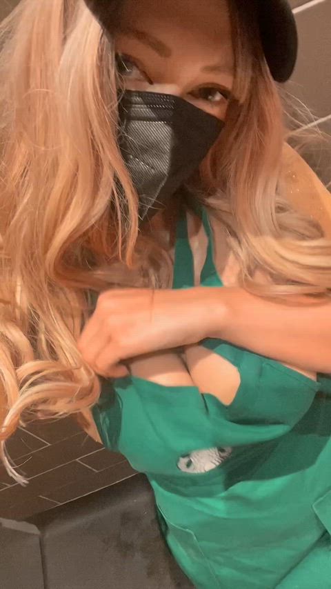 big tits public teen tits gif