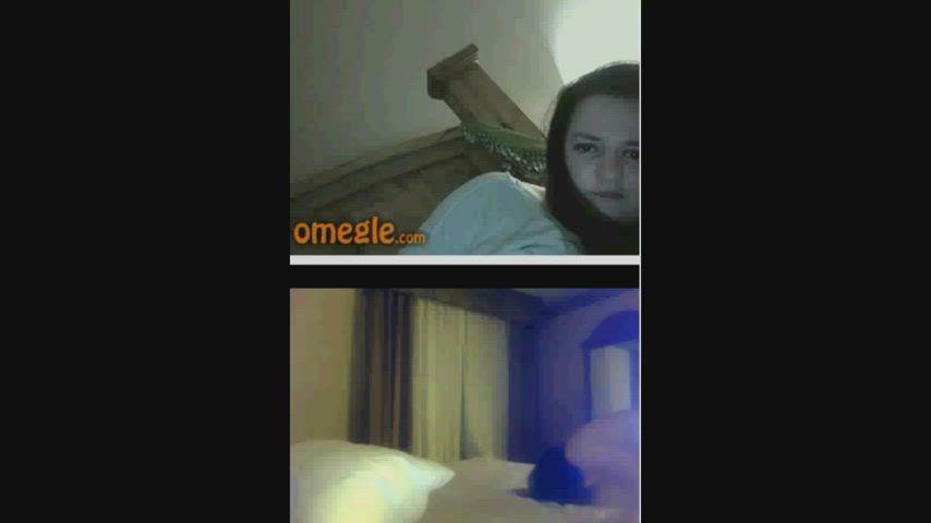 chick watches pounding