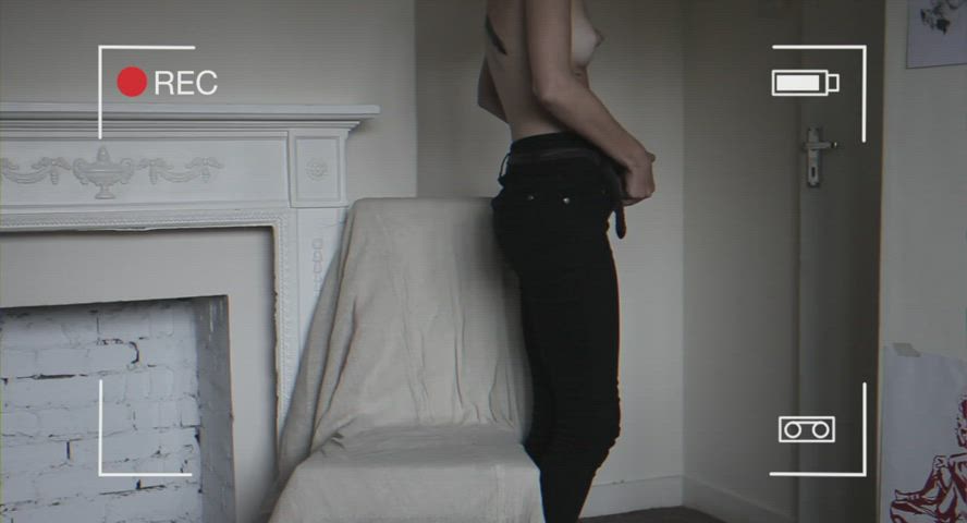 British Celebrity Topless gif