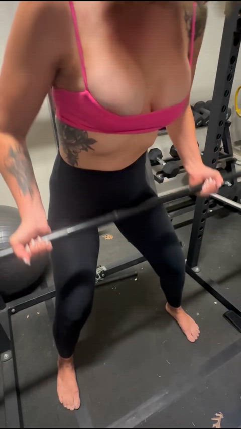 big tits boobs booty cute gym milf nsfw onlyfans tits workout fit-milfs hot-girls-with-tattoos