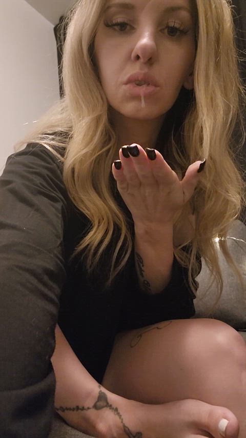drool drooling spit gif