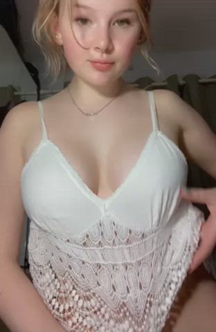 18 Years Old Teen Titty Drop gif