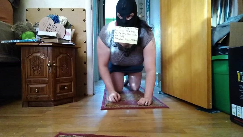 cuckold sissy skirt gif