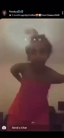 Imagine walking in just as she